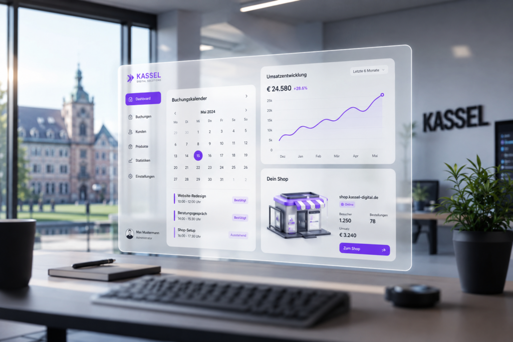 Website Features Darstellung