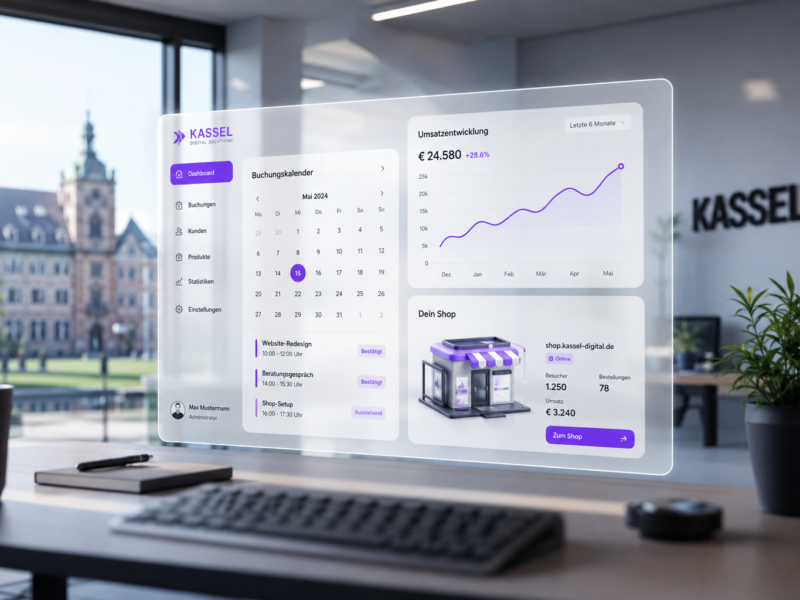 Website Features Darstellung